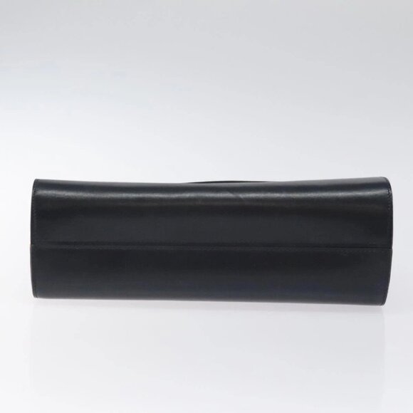 Christian Dior Shoulder Bag Leather Navy Gold Auth - Picture 8 of 16